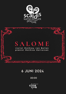Filmposter Opera SALOMÉ met Mathieu van Bellen en Mathias Halvorsen